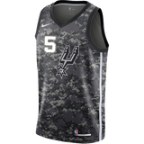 Murray San Antonio Spurs Men's Nike  City Edition Swingman Personalized Jersey  Navy