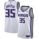 Men's Nike Marvin Bagley III White Sacramento Kings Swingman Sponsor Patch Jersey  Association Edition