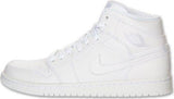 Nike Air Jordan 1 Mid White Shoes Basketball Men