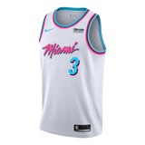 Dwyane Wade Nike Miami Heat Vice Uniform City Edition Swingman Jersey  White