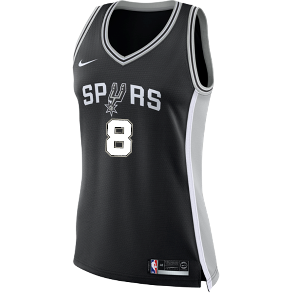 Mills San Antonio Spurs Women's Nike Custom Personalized Icon Swingman Jersey  Black