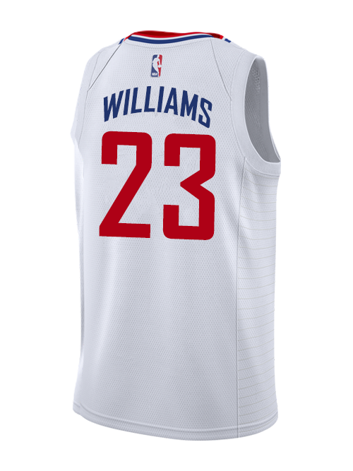LA Clippers Lou Williams Association Swingman Jersey  White
