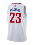 LA Clippers Lou Williams Association Swingman Jersey  White