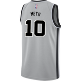 Metu San Antonio Spurs Men's Nike  Statement Edition Swingman Personalized Jersey   Grey