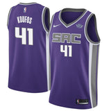 Men's Nike Kosta Koufos Purple Sacramento Kings Swingman Sponsor Patch Jersey  Icon Edition