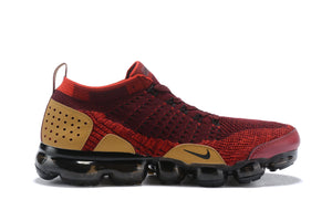 Nike Air Vapormax Flyknit 2 Red Brown Shoes Sneakers Men Sale Size US 7, 8, 8.5, 9, 10, 11