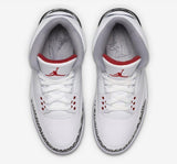 Nike Air Jordan 3 Retro Katrina White Cement Back Red Men Shoes Sale