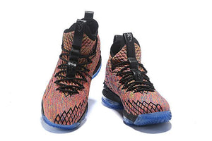 Nike Lebron XV 15 Black Rainbow Blue Men Shoes Sale Size US7,8,8.5,9,10,11,12