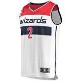 Youth Fanatics Branded John Wall White Washington Wizards Fast Break Replica Jersey  Association Edition White