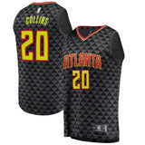 John Collins Atlanta Hawks Jersey  Icon Edition  Black