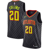 John Collins Atlanta Hawks Swingman Jersey  Icon Edition  Black