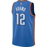 Oklahoma City Thunder Nike Youth Adams Icon Swingman Jersey  Blue