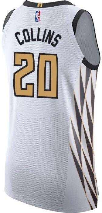 Collins City Edition Authentic Atlanta Hawks  White