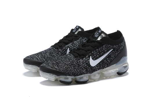 Nike Air Vapormax Flyknit 3 "Oreo" Grey Black Shoes Sneakers Men Sale Size US 7, 8, 8.5, 9, 10, 11