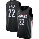 Men's Nike Otto Porter Black Washington Wizards City Edition Swingman Jersey  Black