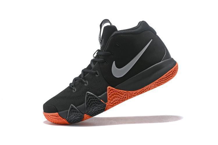 Nike Kyrie 4 Black Orange Men Basketball Shoes Sale Size US 7,8,8.5,9.5,10,11,12