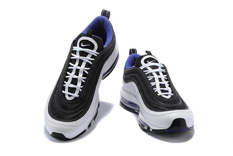 Nike Air Max 97 Black White Blue Shoes Sale Size US 7, 8, 8.5, 9, 10, 11
