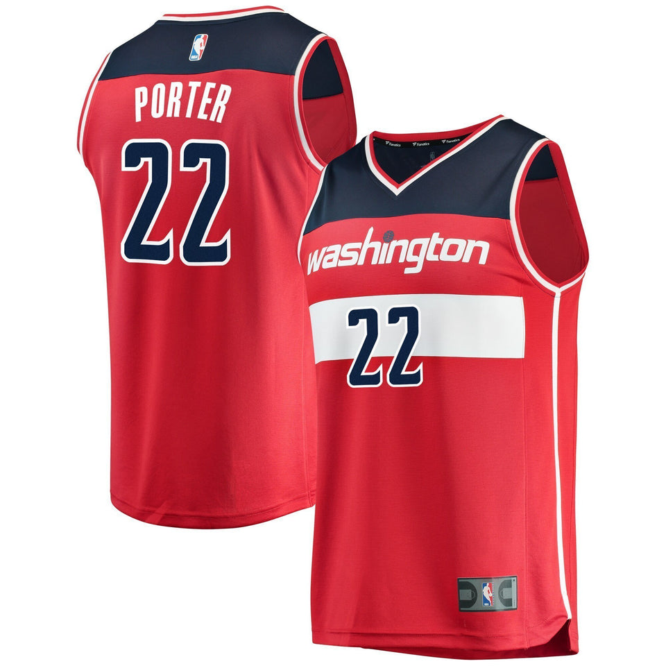 Youth Fanatics Branded Otto Porter Red Washington Wizards Fast Break Player Jersey  Icon Edition Red