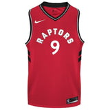 Raptors Adult Swingman Icon Jersey  Ibaka  Red