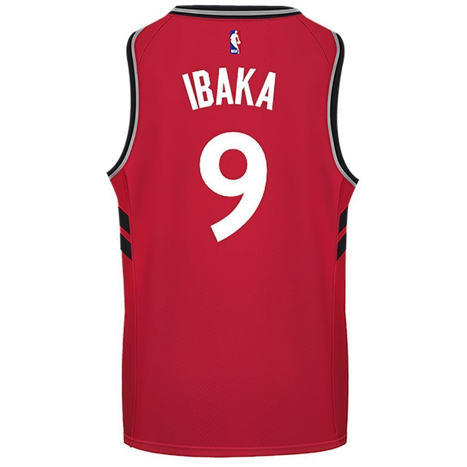 Raptors Adult Swingman Icon Jersey  Ibaka  Red