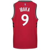 Raptors Adult Swingman Icon Jersey  Ibaka  Red