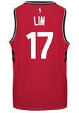 Raptors Adult Swingman Icon Jersey  Lin  Red