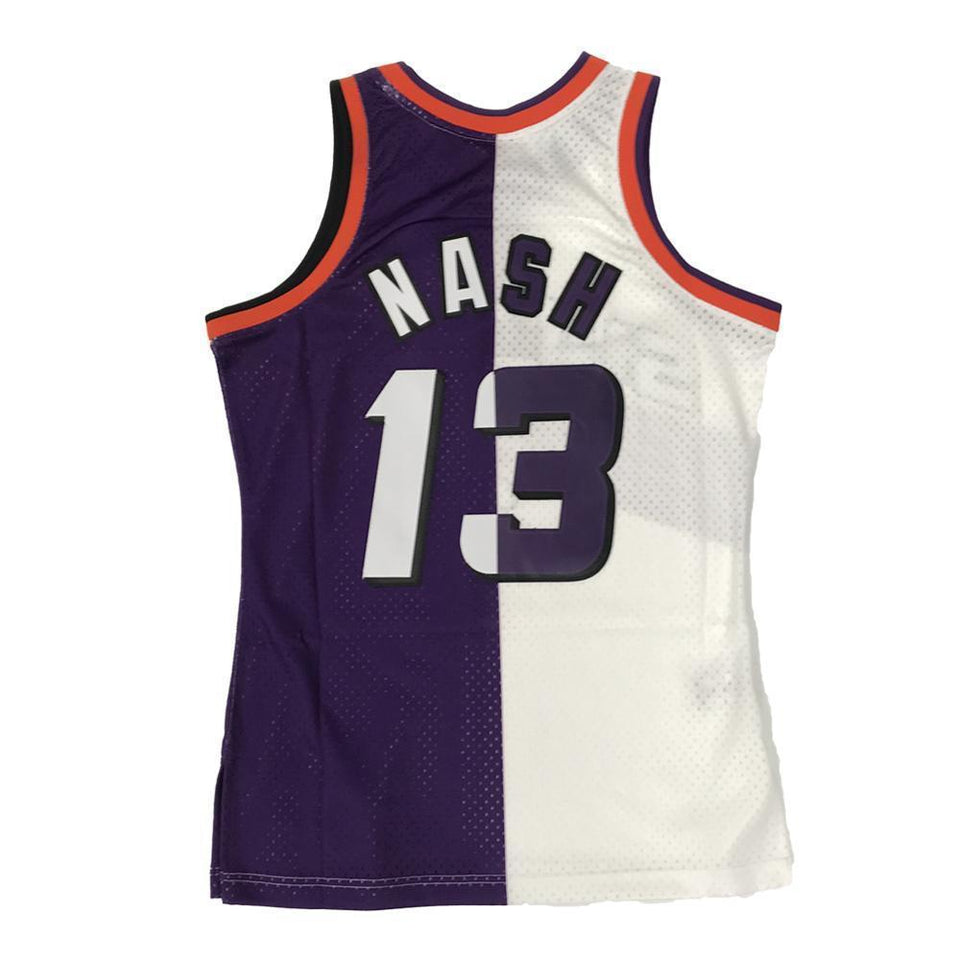 Nba Phoenix Suns Steve Nash Mitchell & Ness Split Retro Swingman Jersey  White