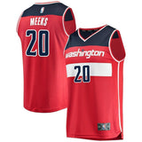 Youth Fanatics Branded Jodie Meeks Red Washington Wizards Fast Break Player Jersey  Icon Edition  Red