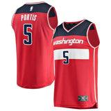 Men's Fanatics Branded Bobby Portis Red Washington Wizards Fast Break Replica Jersey – Icon Edition  Red