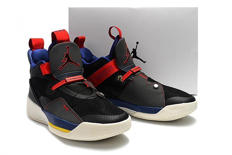 Nike Air Jordan 33 Black Red Navy Men Shoes Sale Size US 7,8,8.5,9.5,10,11,12