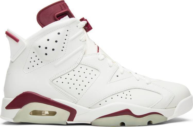 Nike Air Jordan 6 Retro 'Maroon' 2015 White Bordeaux Men Shoes Sale