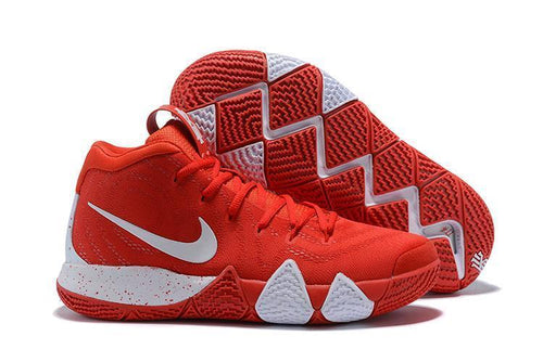 Nike Kyrie 4 Red White Men Basketball Shoes Sale Size US 7,8,8.5,9.5,10,11,12