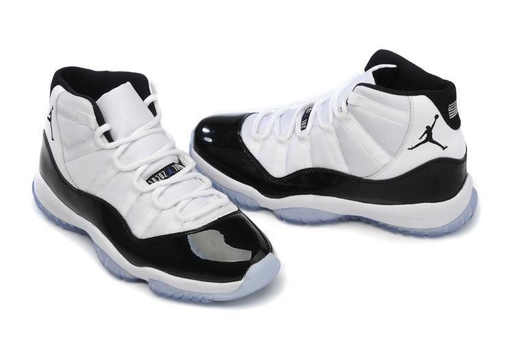 Nike Air Jordan 11 Retro White Black Dark Basketball Men