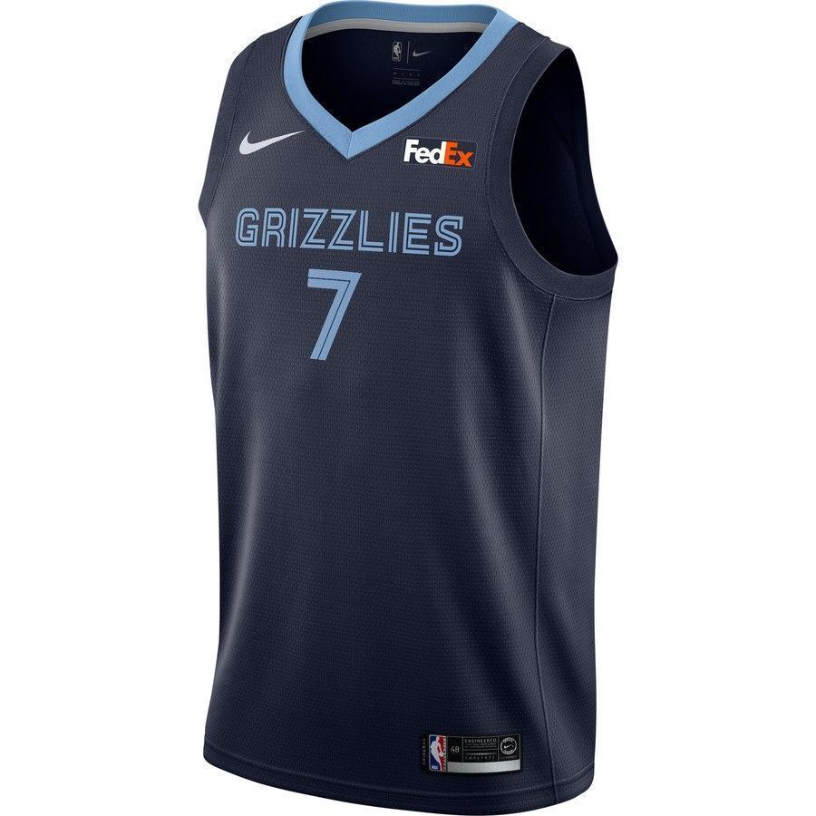 Men's Nike Shelvin Mack Memphis Grizzlies Swingman Sponsor Patch Jersey – Icon Edition  Navy