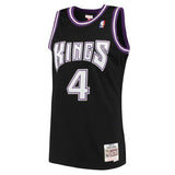 Men's Mitchell & Ness Chris Webber Black Sacramento Kings  Hardwood Classics Swingman Jersey