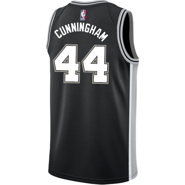 Cunningham San Antonio Spurs Men's Nike Custom Personalized Icon Swingman Jersey  Black