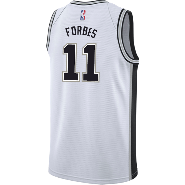 Forbes San Antonio Spurs Men's Nike Custom Personalized Icon Swingman Jersey  White