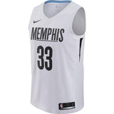 Men's Nike Marc Gasol Memphis Grizzlies Swingman Jersey  City Edition  White