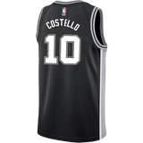 Costello San Antonio Spurs Men's Nike Custom Personalized Icon Swingman Jersey  Black