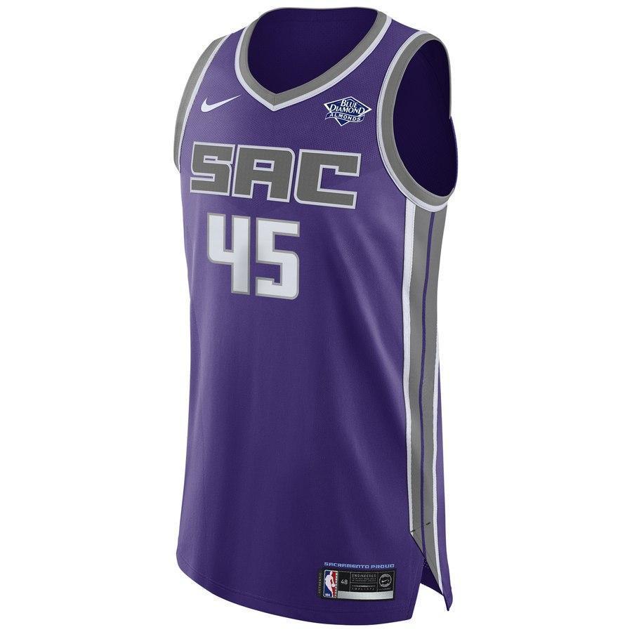 Men's Nike Jack Cooley Purple Sacramento Kings Authentic Sponsor Patch Jersey – Icon Edition