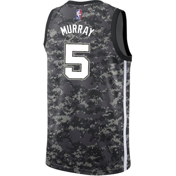 Murray San Antonio Spurs Men's Nike  City Edition Swingman Personalized Jersey  Navy