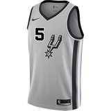 Murray San Antonio Spurs Men's Nike  Statement Edition Swingman Personalized Jersey   Grey