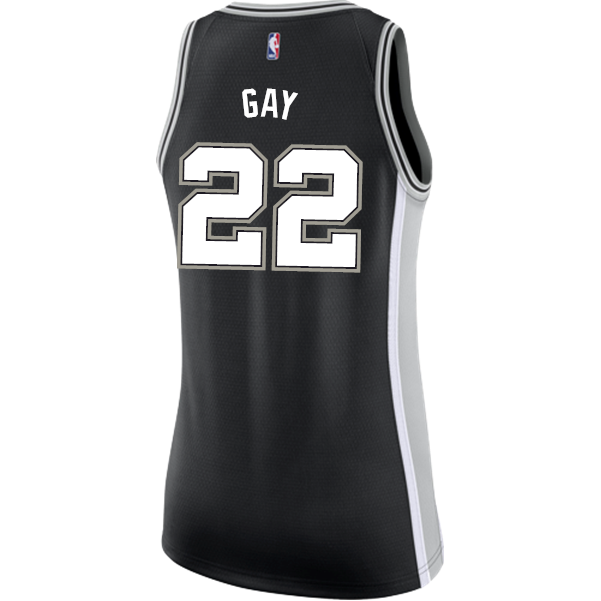 Gay San Antonio Spurs Women's Nike Custom Personalized Icon Swingman Jersey  Black