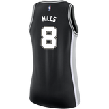 Mills San Antonio Spurs Women's Nike Custom Personalized Icon Swingman Jersey  Black