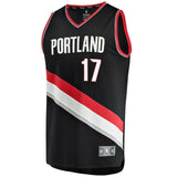 Skal Labissiere Portland Trail Blazers Fast Break Jersey – Icon Edition  Black