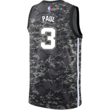 Paul San Antonio Spurs Men's Nike  City Edition Swingman Personalized Jersey  Navy