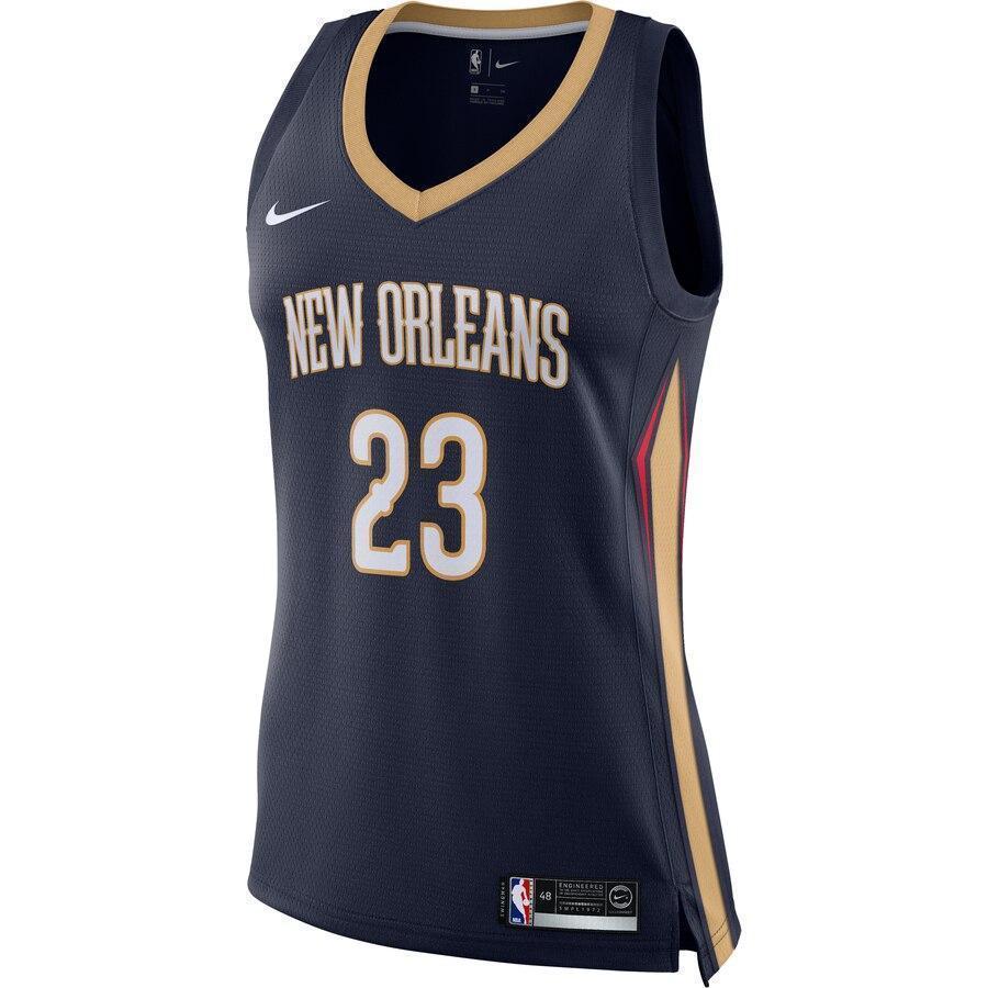 Women's Nike Anthony Davis Navy New Orleans Pelicans Swingman Jersey  Icon Edition  Navy
