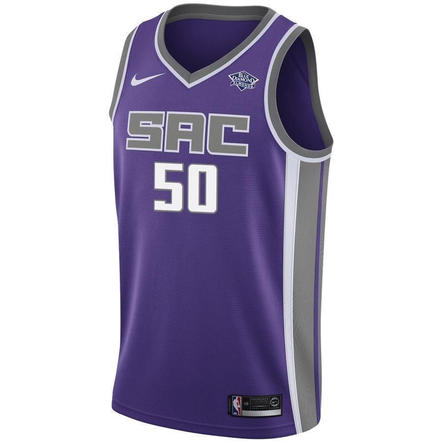 Men's Nike Zach Randolph Purple Sacramento Kings Jersey  Icon Edition