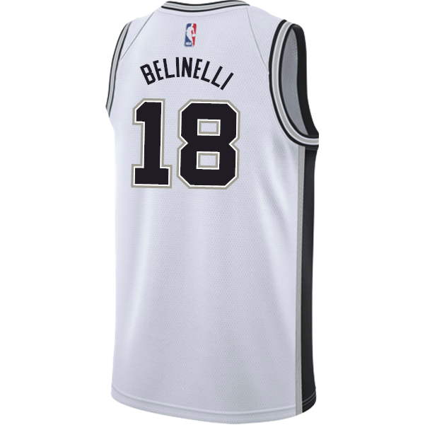 Belinelli San Antonio Spurs Men's Nike Custom Personalized Icon Swingman Jersey  White