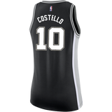 Costello San Antonio Spurs Women's Nike Custom Personalized Icon Swingman Jersey  Black